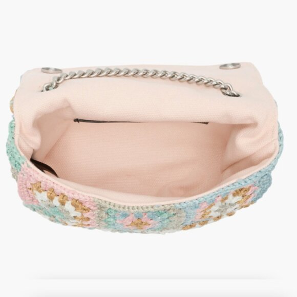 *NEW* Kurt Geiger Kensington Crochet Crossbody Bag in Pastel. Super cute!!! - Picture 12 of 13